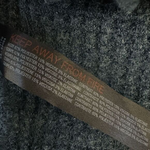 Y2K Urban Outfitters Waffle Knit Flared Pants Small Teal Seamed Thermal Fairy - Picture 8 of 9